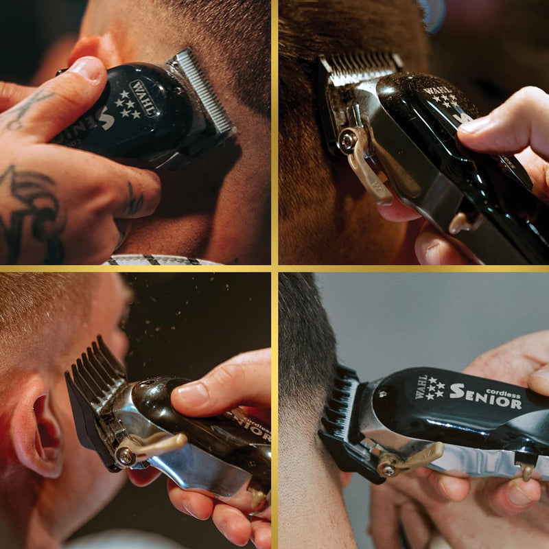 Wahl Professional 5-Star Series Cordless Senior Clipper #8504 – Great for Professional Stylists and Barbers – 70 Minute Run Time